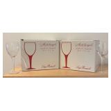 LL - Luigi Bormioli Michelangelo Masterpiece Burgundy Stemware - 2 Boxes of 6