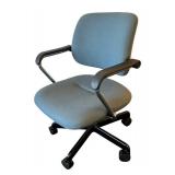 LL - Office Chair - Adjustable, Slate Blue Fabric, 5-Star Base