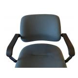 LL - Office Chair - Adjustable, Slate Blue Fabric, 5-Star Base