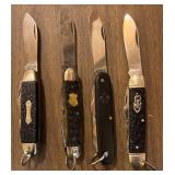 LL - Vintage Pocket Knives by Stag, Imperial, Red Diamond and More
