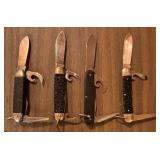 LL - Vintage Pocket Knives by Stag, Imperial, Red Diamond and More