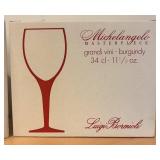 LL - Luigi Bormioli Michelangelo Burgundy Glasses - Two Cases of Six