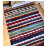 K -Room & Board Kids Obeetee Red Streamer Rug