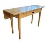 K - Room & Board Maple Drop-Leaf Sofa Table with Drawer