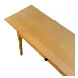 K - Room & Board Maple Drop-Leaf Sofa Table with Drawer