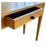 K - Room & Board Maple Drop-Leaf Sofa Table with Drawer