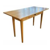 K - Room & Board Maple Drop-Leaf Sofa Table with Drawer