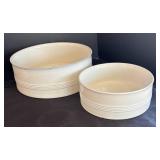 LR - Lovely Ceramic Platter, Bowls and Candle Holders by Melitta