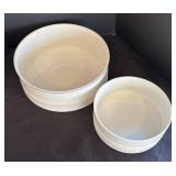 LR - Lovely Ceramic Platter, Bowls and Candle Holders by Melitta