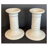 LR - Lovely Ceramic Platter, Bowls and Candle Holders by Melitta