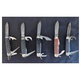 LL - Vintage Pocket Knives by Imperial, Colonial, Stag and More