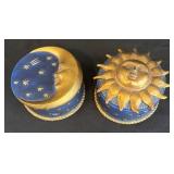 LR - Set of Two Celestial Trinket Boxes