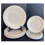 LR - Fiesta White Dinnerware Set - Service for Four