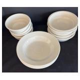 LR - Fiesta White Dinnerware Set - Service for Four
