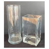 LR - Clear Glass Vases & Jar Collection