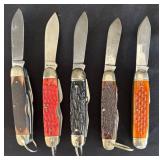 LR - Vintage Pocket Knives by Ulster, Imperial, Steele and More