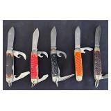 LR - Vintage Pocket Knives by Ulster, Imperial, Steele and More