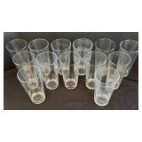 LR - 13 Crate & Barrel Rings Pattern Tumblers