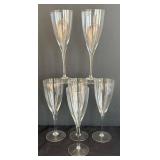 LR - Champagne Flutes - Set of Six
