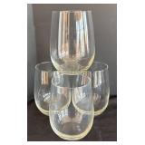 K - Stemless Wine Glasses - Set of Four