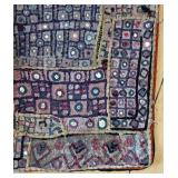 LR - Vintage Indian Patchwork Tapestry or Rug
