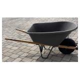 G - True Temper Wheelbarrow with Wooden Handles
