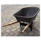 G - True Temper Wheelbarrow with Wooden Handles