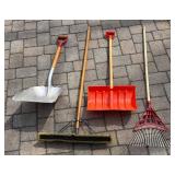 G - Shovel, Snow Scoop, Broom & Rake