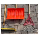 G - Shovel, Snow Scoop, Broom & Rake