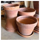 G - Variety of Terracotta Planter Pots
