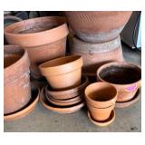 G - Variety of Terracotta Planter Pots