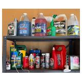 G - Metal Shelving Unit with Garage & Garden Supplies