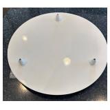 K - Room & Board Round Triple Ceiling Canopy - 15-inch White