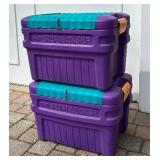 G - Rubbermaid Sport Locker Storage Containers (Lot of 2)