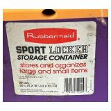 G - Rubbermaid Sport Locker Storage Containers (Lot of 2)