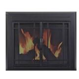 Pleasant Hearth Easton Fireplace Glass Door, For Masonry Fireplaces, Large, Midnight Black, Model EA-5012 MSRP $424.99