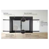 Pleasant Hearth Alpine Small Glass Fireplace Doors MSRP $259.99