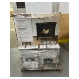 Pallet of 4- Pleasant Hearth Intermediate Dual Fuel Vent-Free Stoves (propane or natural gas)