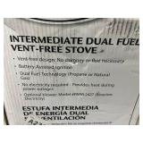 Pallet of 4- Pleasant Hearth Intermediate Dual Fuel Vent-Free Stoves (propane or natural gas)