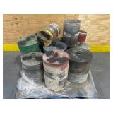 Pallet of Large Hole Saws (various sizes)