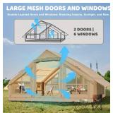 Inflatable Blow Up 4-6 Person Waterproof Oxford Air Tent $799 Retail - Brand New