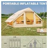 Inflatable Blow Up 4-6 Person Waterproof Oxford Air Tent $799 Retail - Brand New