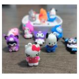 Sanrio Hello Kitty and Friends Family 24 Figurine Keychain Mystery with Display Box - Brand New