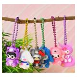 Sanrio Hello Kitty and Friends Family 24 Figurine Keychain Mystery with Display Box - Brand New