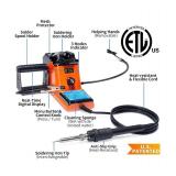 YIHUA 926 III 60W LED Display Soldering Iron Station Kit - 2 Helping Hands, 6 Extra Iron Tips, Roll of Lead-Free Solder, Solder Sucker, S/S Tweezers, °C/ºF Conversion, Auto Sleep & Calibration Suppo