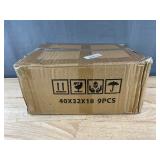 Jalancy Set of 9 Gold Cake Stands Metal Cupcake Stand Set Multiple Styles - Great for Desserts, Cake, Candy, $50 Retail - Brand New