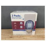 Laiken Flying Insect Traps Starter Kit - 2 Devices, 6 Refills - Brand New