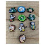 10 Rick and Morty Shoe Croc Charms - Brand New