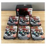 LEGO F1 Collectible Race Cars, 6 Pack - Mystery Building Set, 66796 - Brand New
