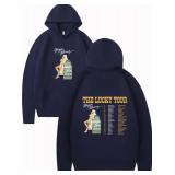 Megan Moroney The Lucky Tour Navy Blue Hooded Sweatshirt, Unisex XXL Hoodie, Runs Small - New